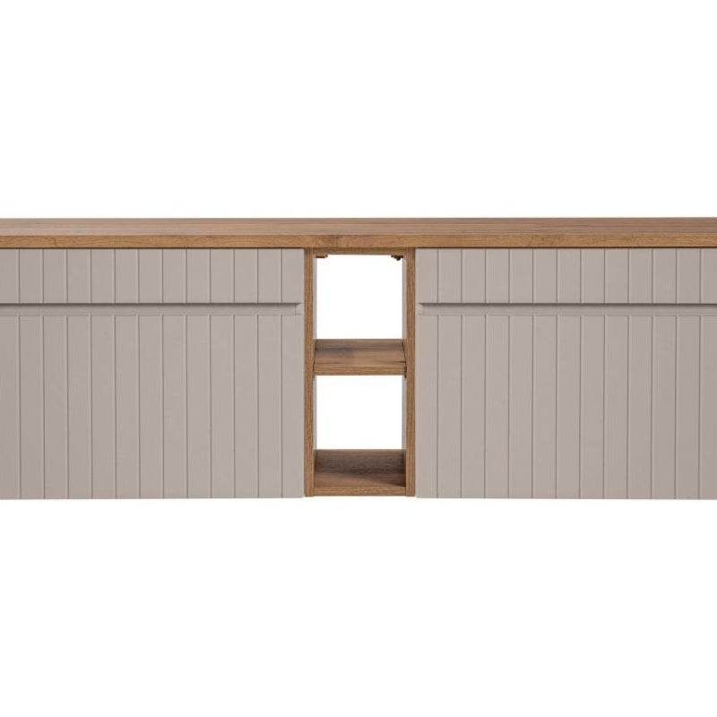 Szafka pod umywalkę nablatową ICONIC CASHMERE 60cm + ICONIC CASHMERE 60cm zestaw z blatem