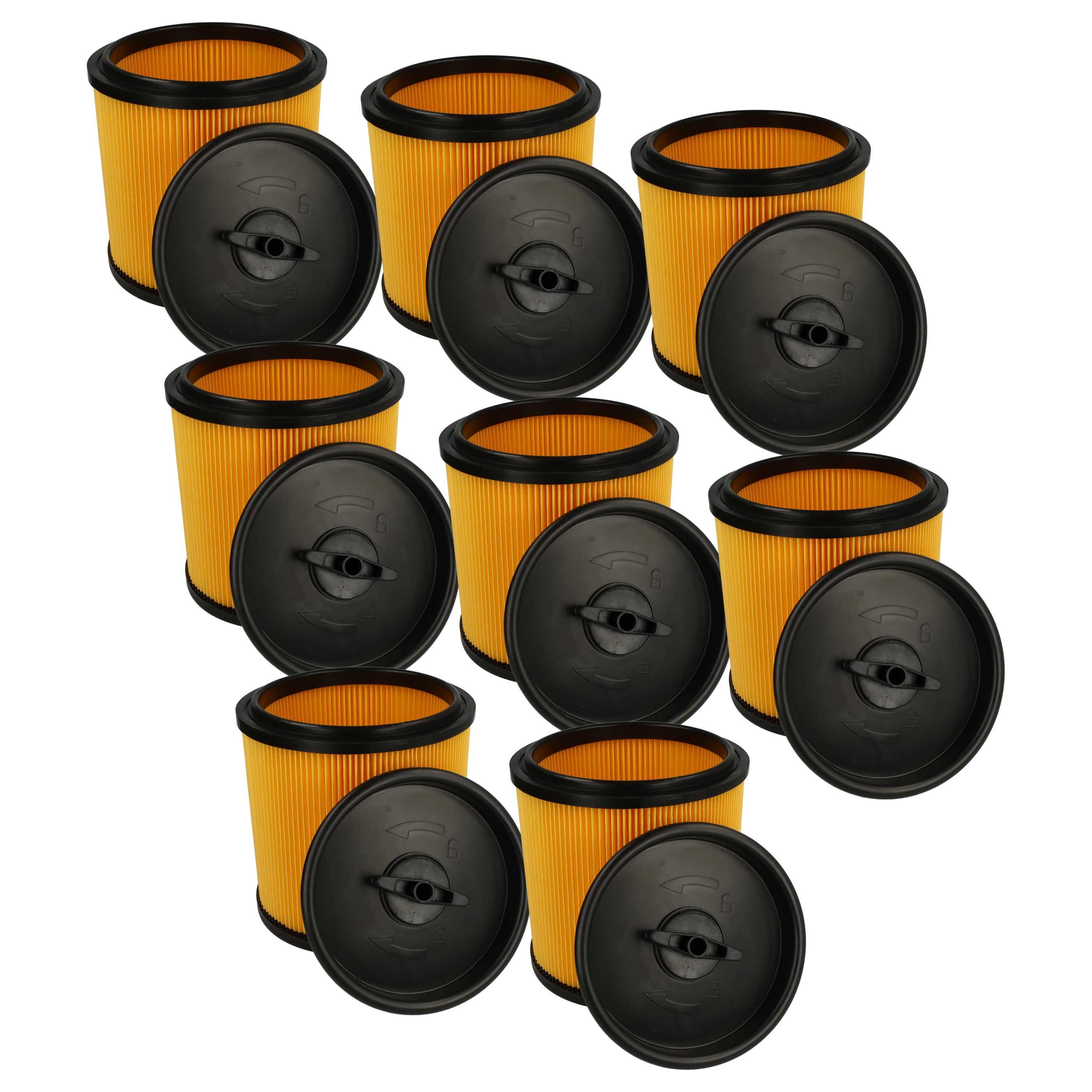 Vhbw 8x filtro a pieghe piatte compatibile con Parkside (Lidl) PNTS 1500 D5 aspirapolvere - giallo / nero | Leroy Merlin Vhbw 8x filtro a pieghe piatte compatibile con Parkside (Lidl) PNTS 1500 D5 aspirapolvere - giallo / nero | Leroy Merlin