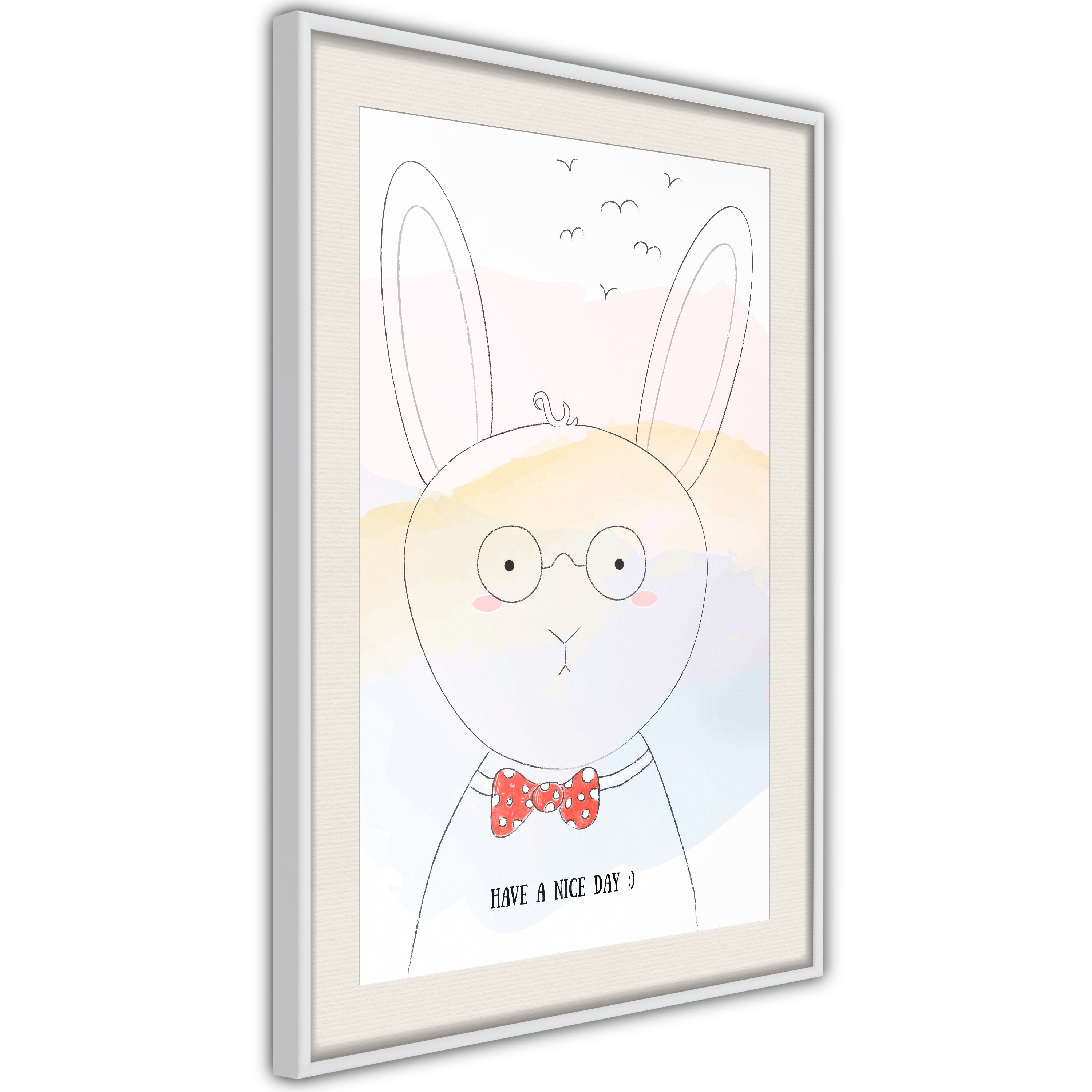 Poster et affiche - Polite Bunny 20x30 cm | Leroy Merlin