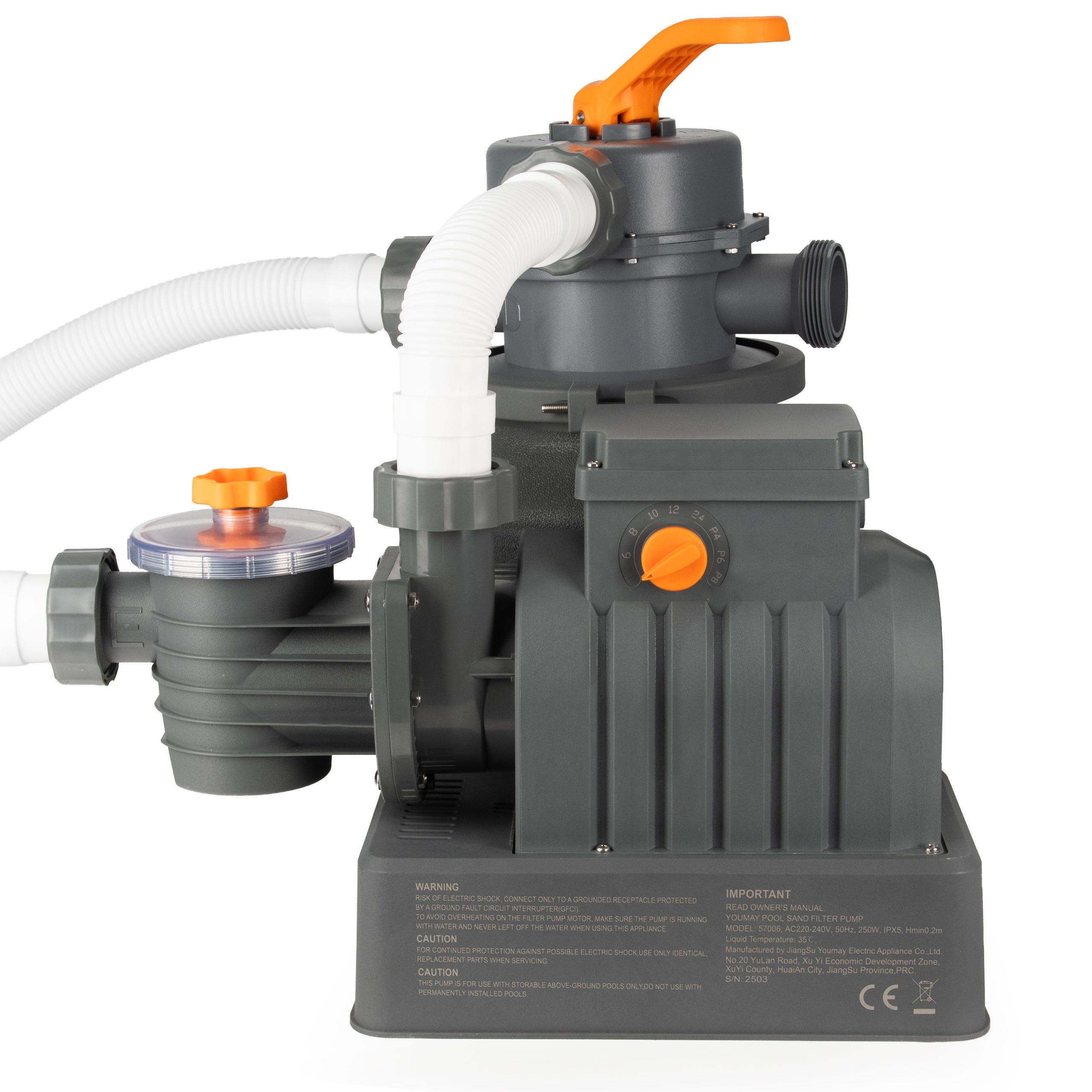 COIL Pompa piaskowa do basenu Bestway Intex. wydajność 8705l/h 250W + węże - 3