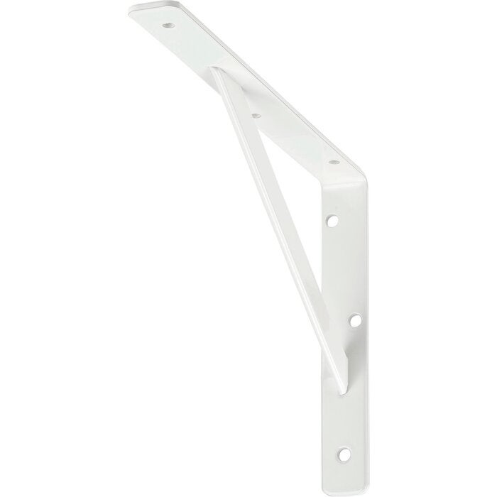 Wzmacniana konsola VORMANN do pomostu L.300mm H.200mm B.30mm S.4mm biała nośność.300kg - 000159300W