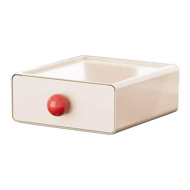 Cikonielf Boite de Rangement Bureau 4 Tiroirs Plastique Empilable pour Cosmétiques et Objets du Cikonielf Boite de Rangement Bureau 4 Tiroirs Plastique Empilable pour Cosmétiques et Objets du