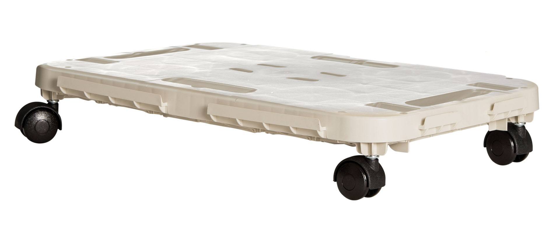 Pedana Con Ruote Portatile - Carico 300kg, Dimensioni 48x29x12.5 Cm, Colore Nero - Foto 13