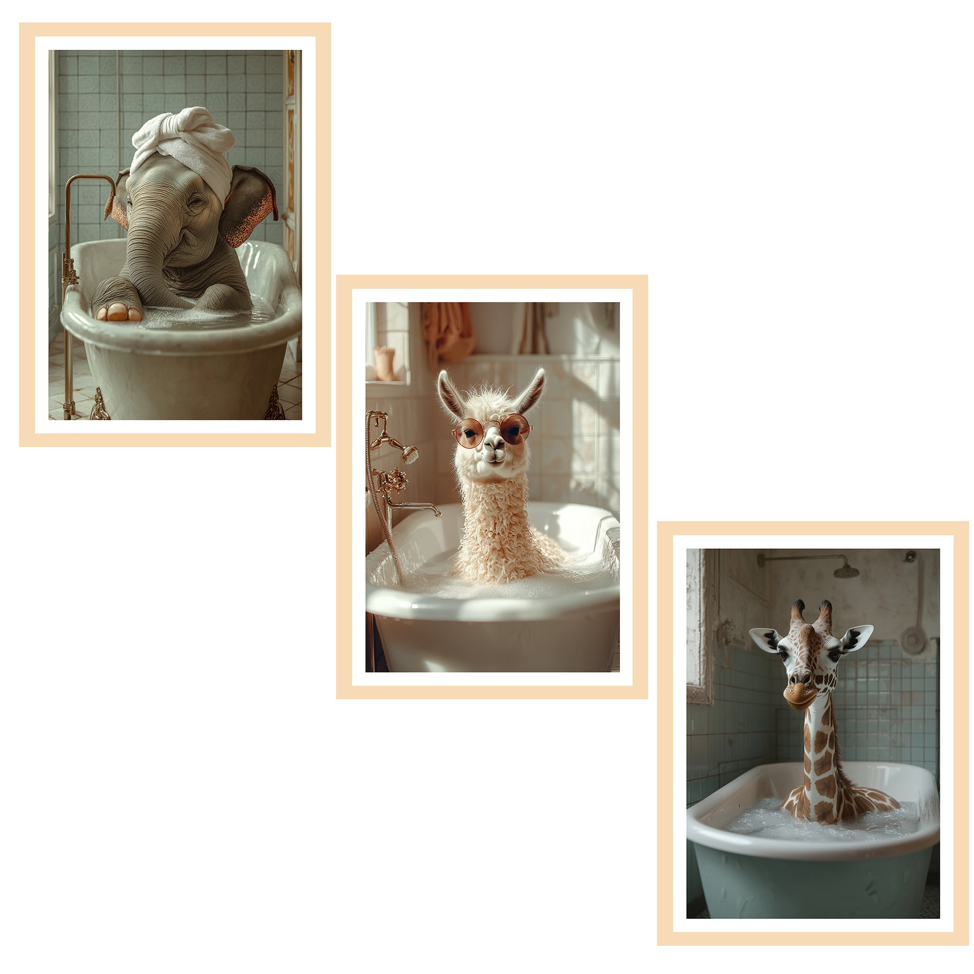 Divertente cartello in legno per bagno, Alexa Clean the Bath, per mensola del bagno, WC, decorazione da tavolo per la casa, per la scrivania, la fattoria, il bagno, 12,7 x 12,7 cm