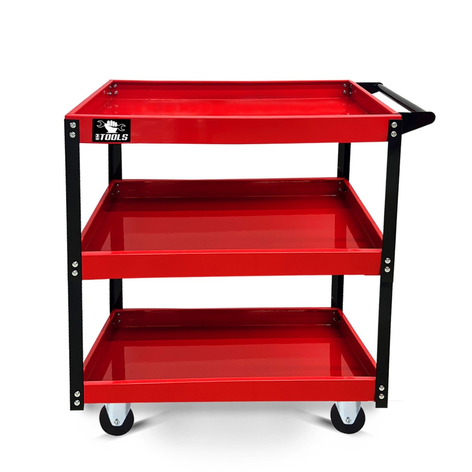 Chariot D’atelier Tectake 8 Tiroirs – 69x33x110 Cm, Capacité 150 Kg, Roulettes Freinées
