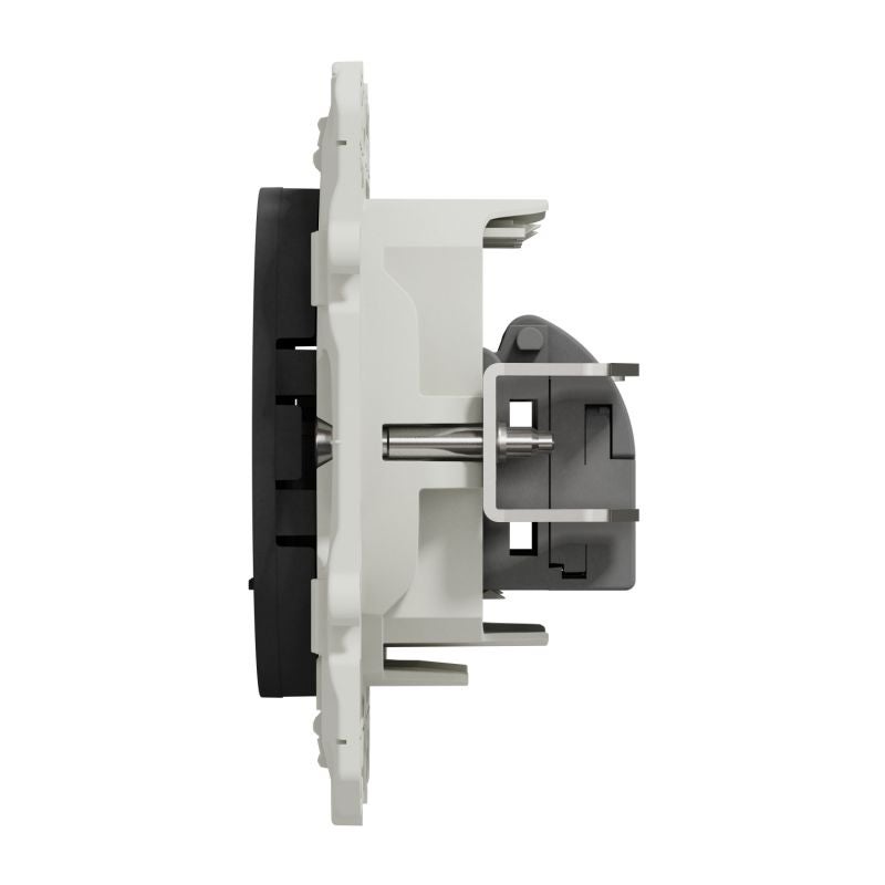 Odace prise double multimédia RJ45 grade 3 - anthracite - 2