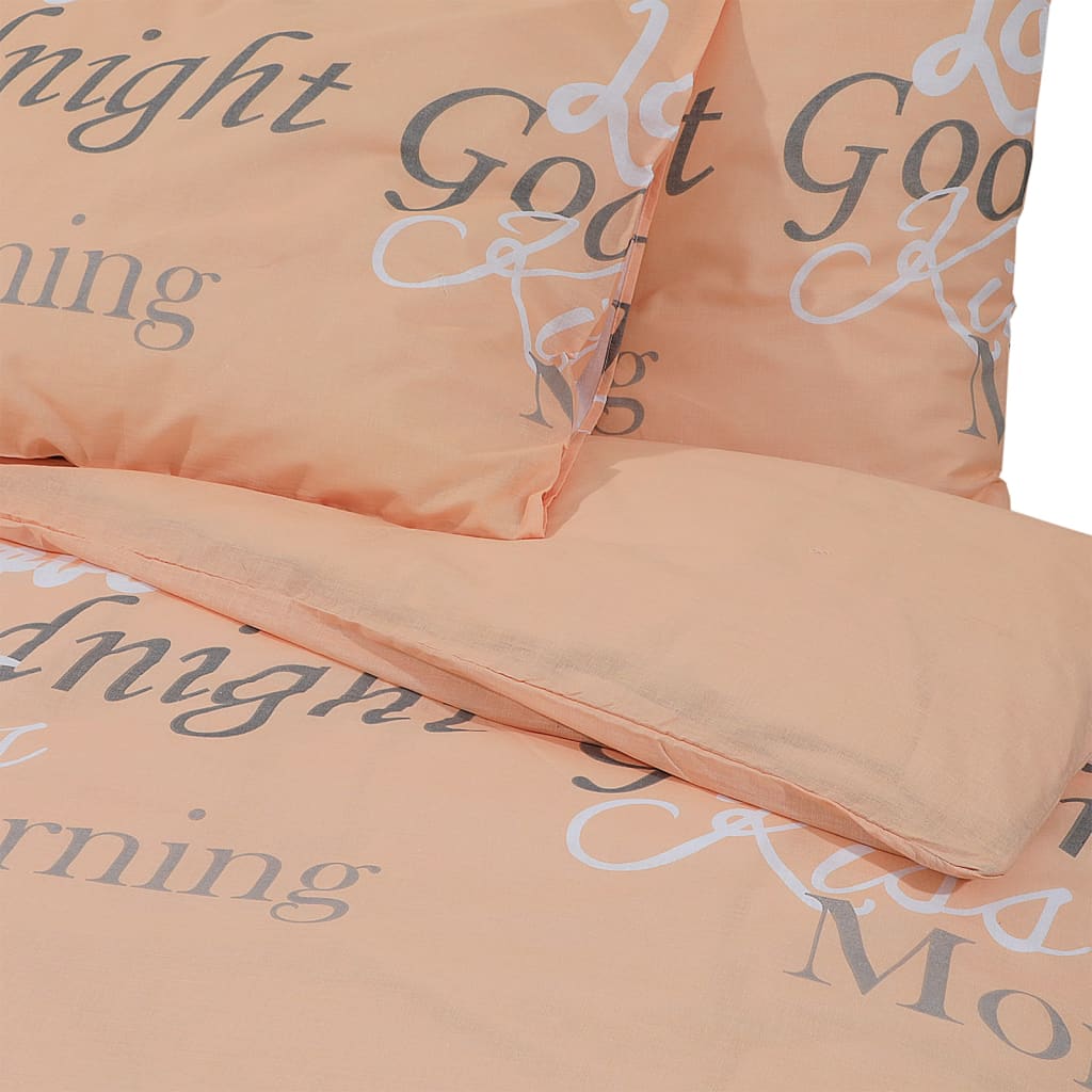 Ensemble de housse de couette rose 140x200 Coton - 5