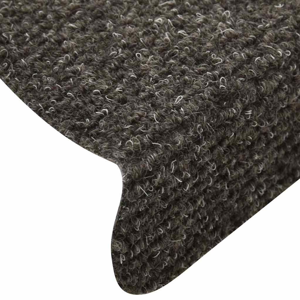 Tapis d'escalier autocollant 30 pcs | Paillasson d'escalier | Tapis de marche anthracite 65x21x4 cm CFW977119 - 6