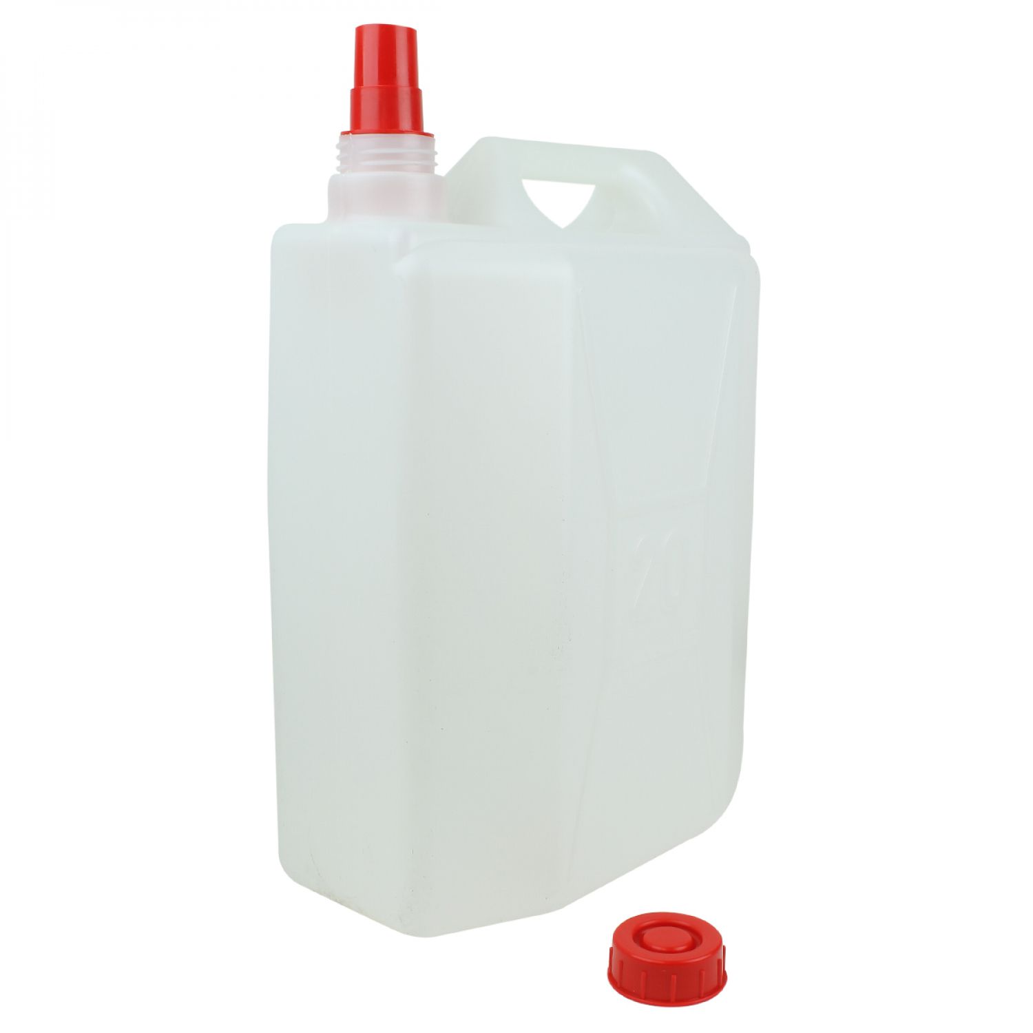 Bidon en plastique (PEHD) pour usage alimentaire avec bouchon - 20L - Linxor - 3