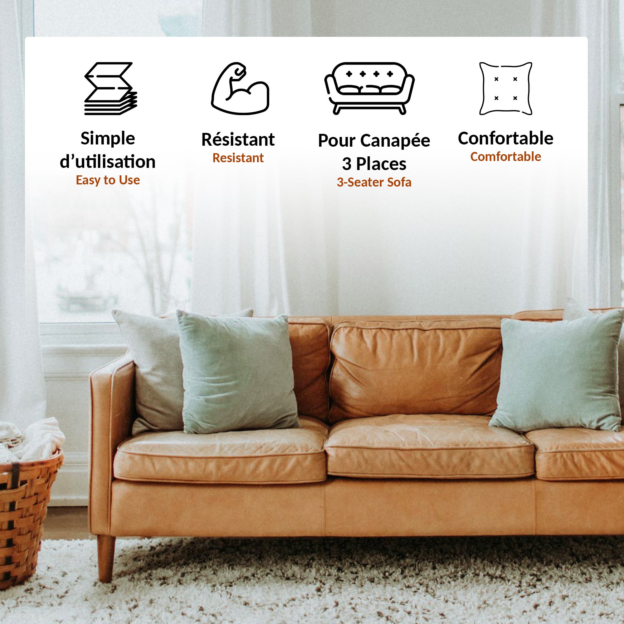 Divano a 3 posti o letto a materasso 140/180, tavole di supporto per poltrone in fibra di legno, 166 x 48 cm, doghe marroni - 3