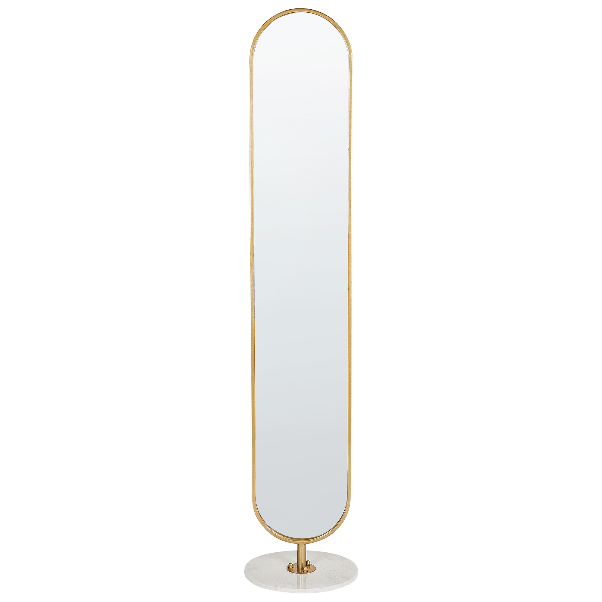 Cuier cu oglindă MOODY 170 cm Metal Auriu
