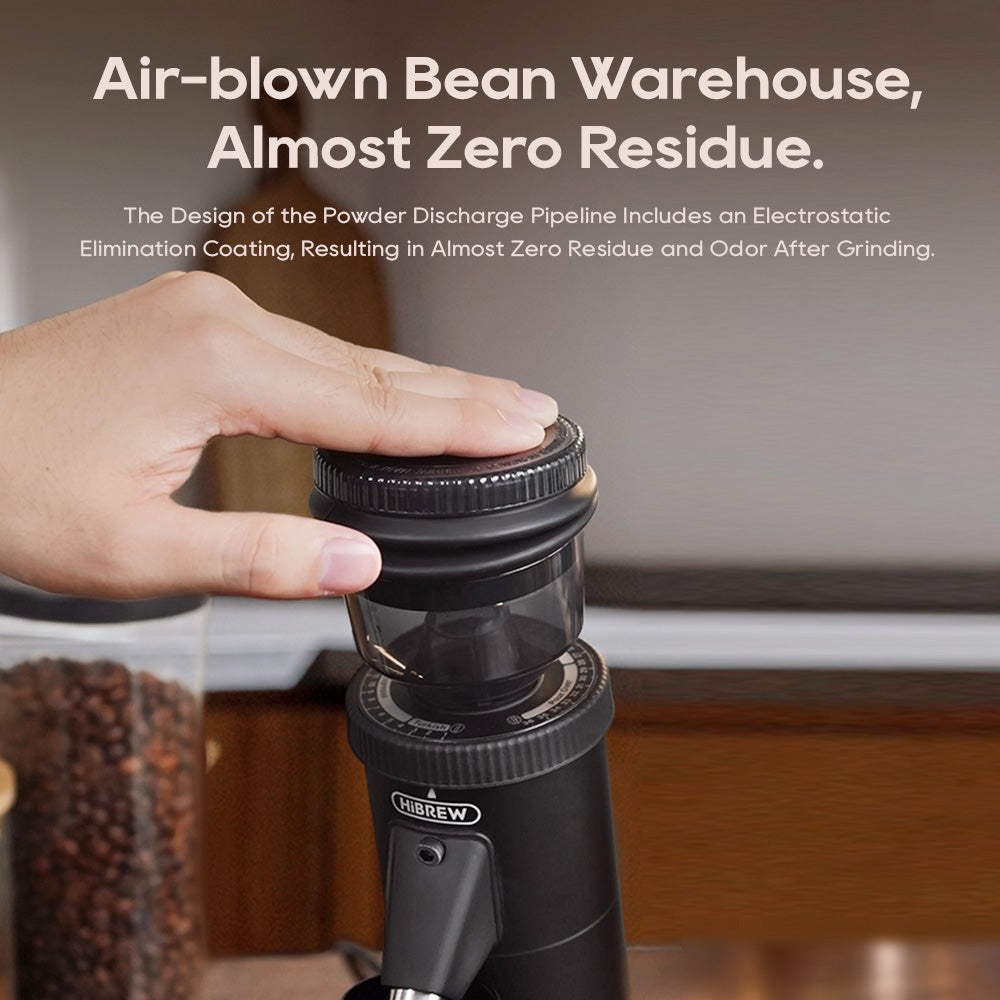 Moulin à Café Électrique HiBREW G5, Fraise Conique de 48 mm, 36 Vitesses de Broyage Réglables, pour Expresso/Turc/Verser/Mocca/Café - 2