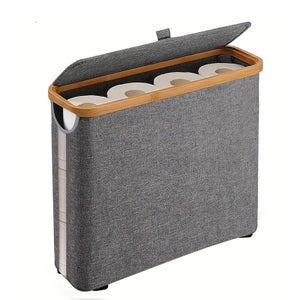 Portafazzoletti In Latta Blu - 24x13x9cm, Per Casa, Ufficio O Bagno