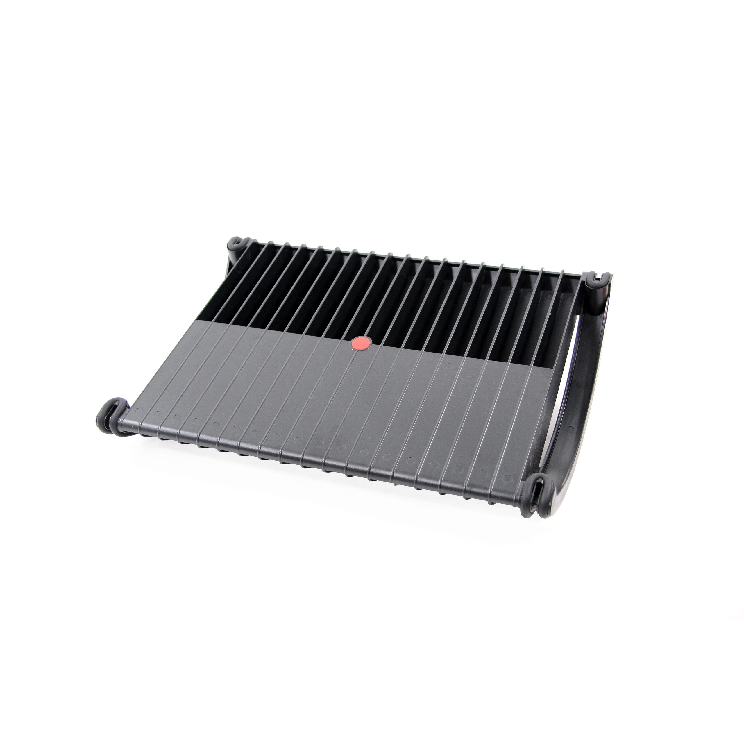 Poggiapiedi con due lati PODI Plastica Nero hjh OFFICE - 4