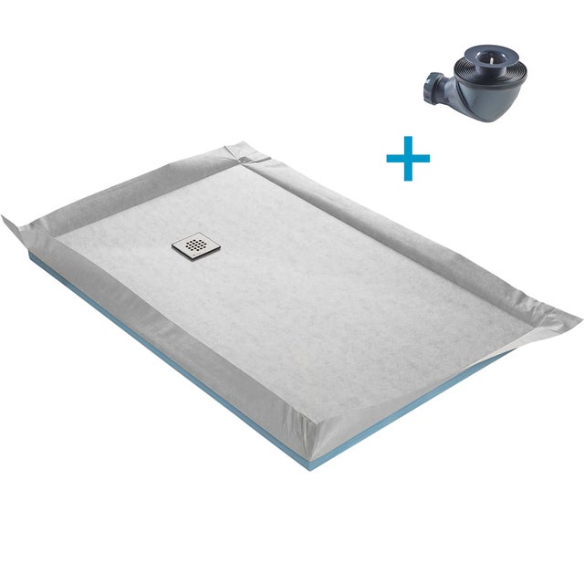 Receveur de douche à carreler standard 120 x 80 cm x 4 cm