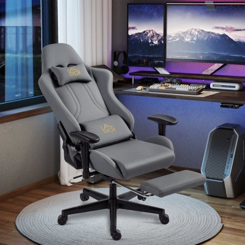 JHK Sedia da ufficio ergonomica con schienale alto con poggiatesta, su – BAJE HOME