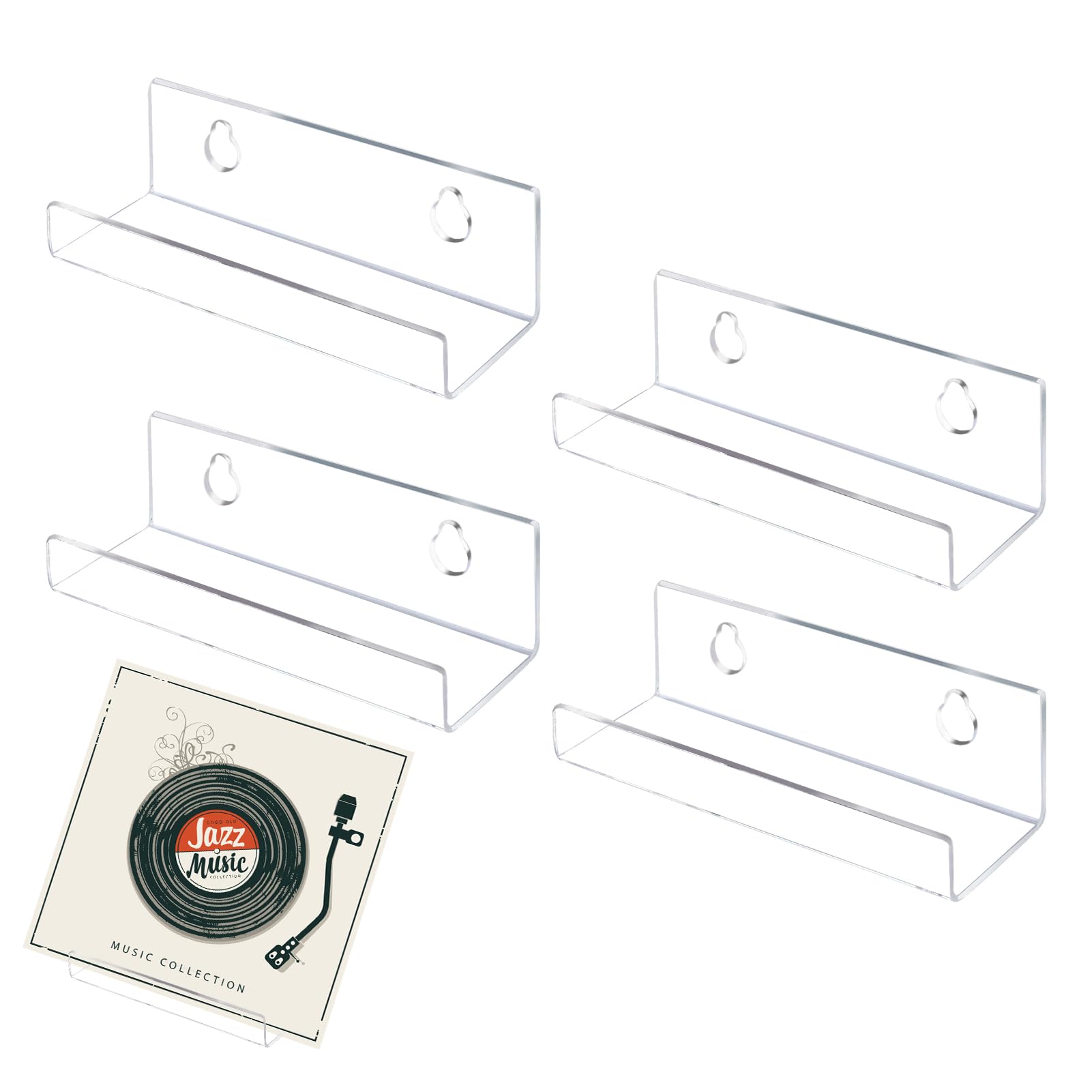 Lot De 4 Supports De Mahjong Avec Poussoirs – Plastique Transparent Ergonomique – Pour Tous Types De Jeux