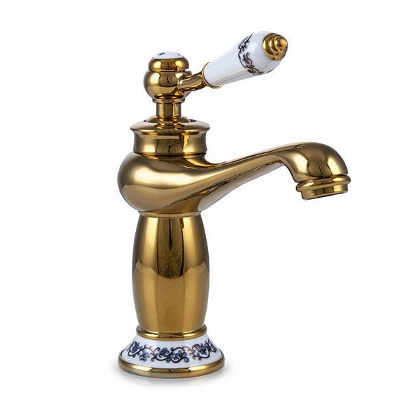 BATERIA UMYWALKOWA PALOMA STOJĄCA NISKA S-1107 RETRO ZŁOTA