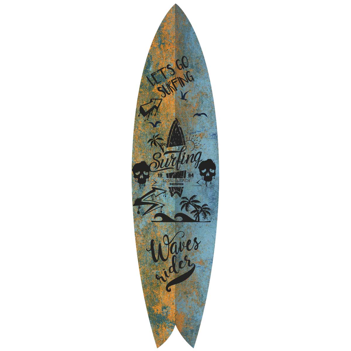 Mural Pour Planche De Surf Decoration Décoration Murale Thème Plage