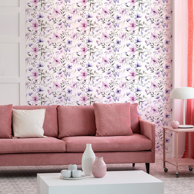 Papier Peint Papier Peint à Rayures Roses Pour Filles Nr. U97140 – Magasin En Ligne