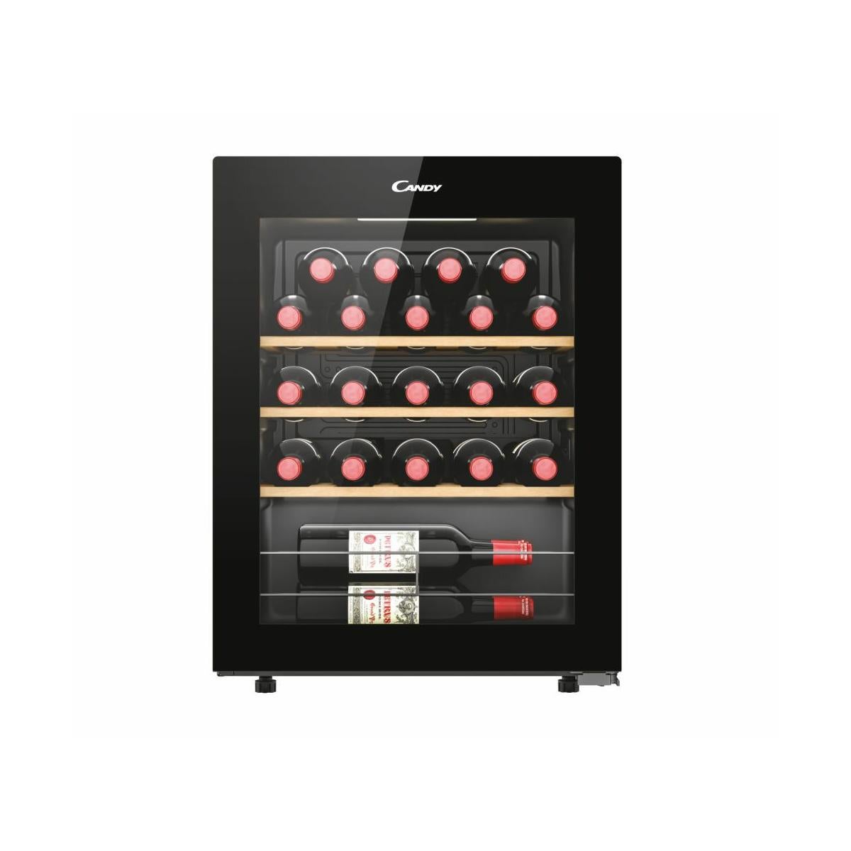 Candy Negras Vinoteca Cwc023 23 Botellas Compacta Temcomp. Ajustable - Imagen 2