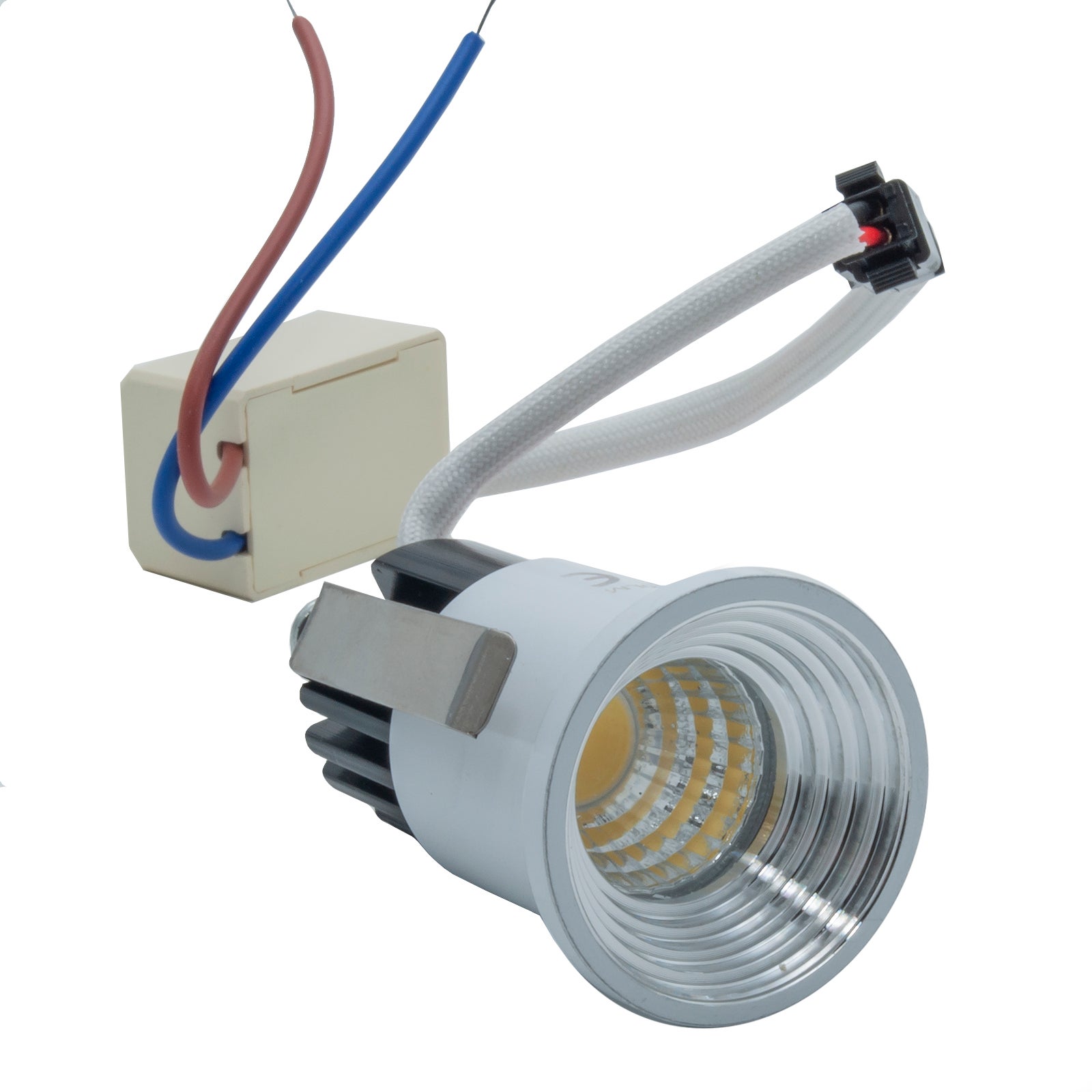 3cm LED 3W spot encastré mini spot marches escaliers vitrines 230V LIGHT 3000K - 2