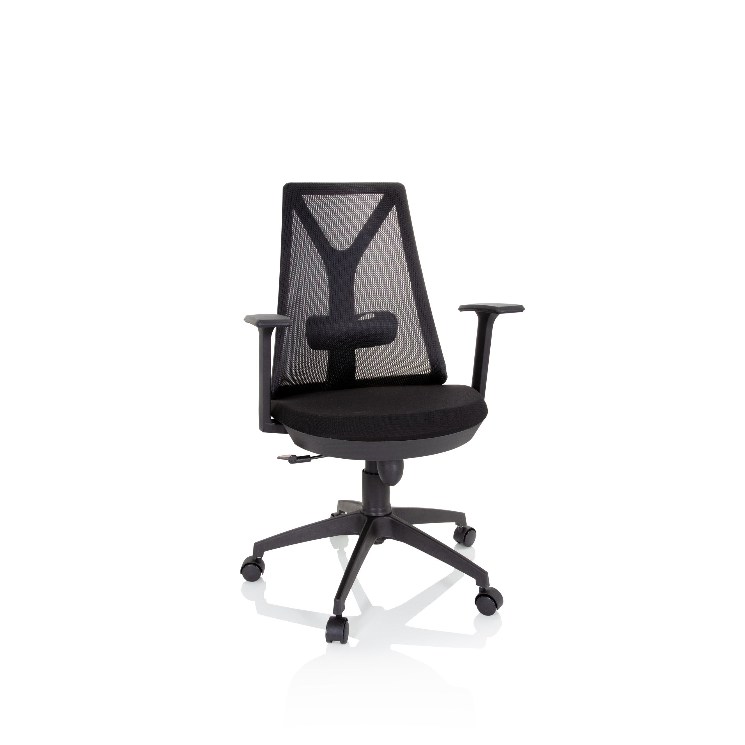 Krzesło biurowe / krzesło obrotowe FALUN BASIC siatka / tkanina czarny hjh OFFICE