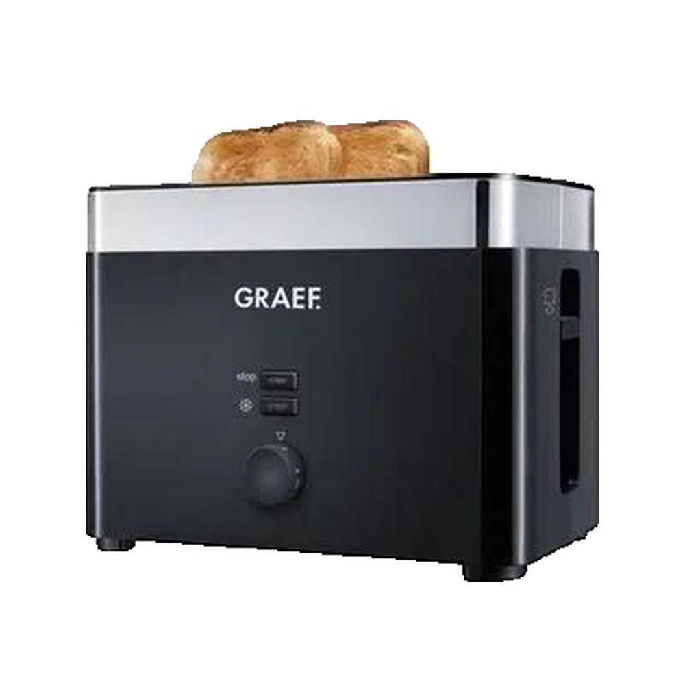 Toster Graef TO 62 2 kromki 1000W czarny