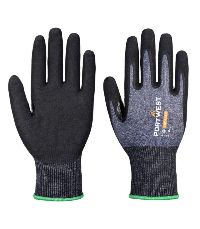 Lot De 12 Paires Gants Nitrile Chimique Bleu Taille L (9) - Protection Alimentaire Et Industrielle