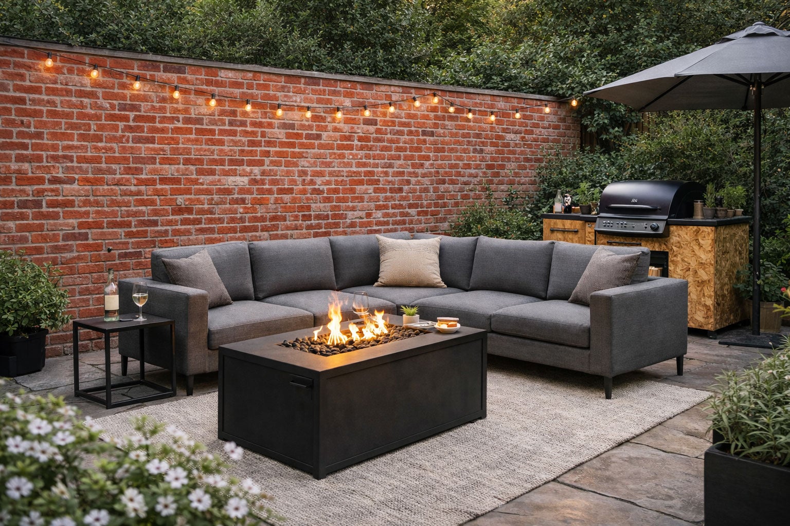 CHIMENEA - Panel Símil Ladrillo en EPS Resinado Medidas 100x50 cm Espesor 2 cm - 7