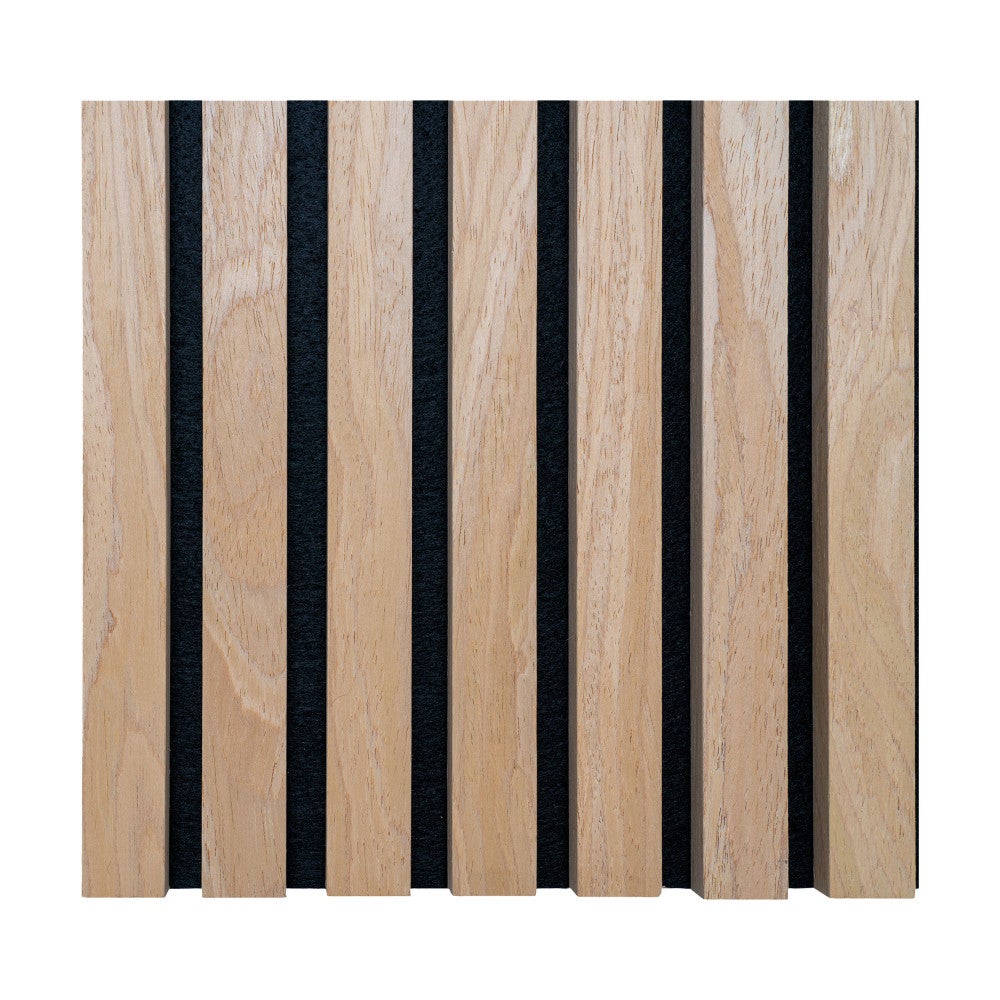 Acoustic - Lot de 2 panneaux en tasseaux de bois - Bois clair - 5