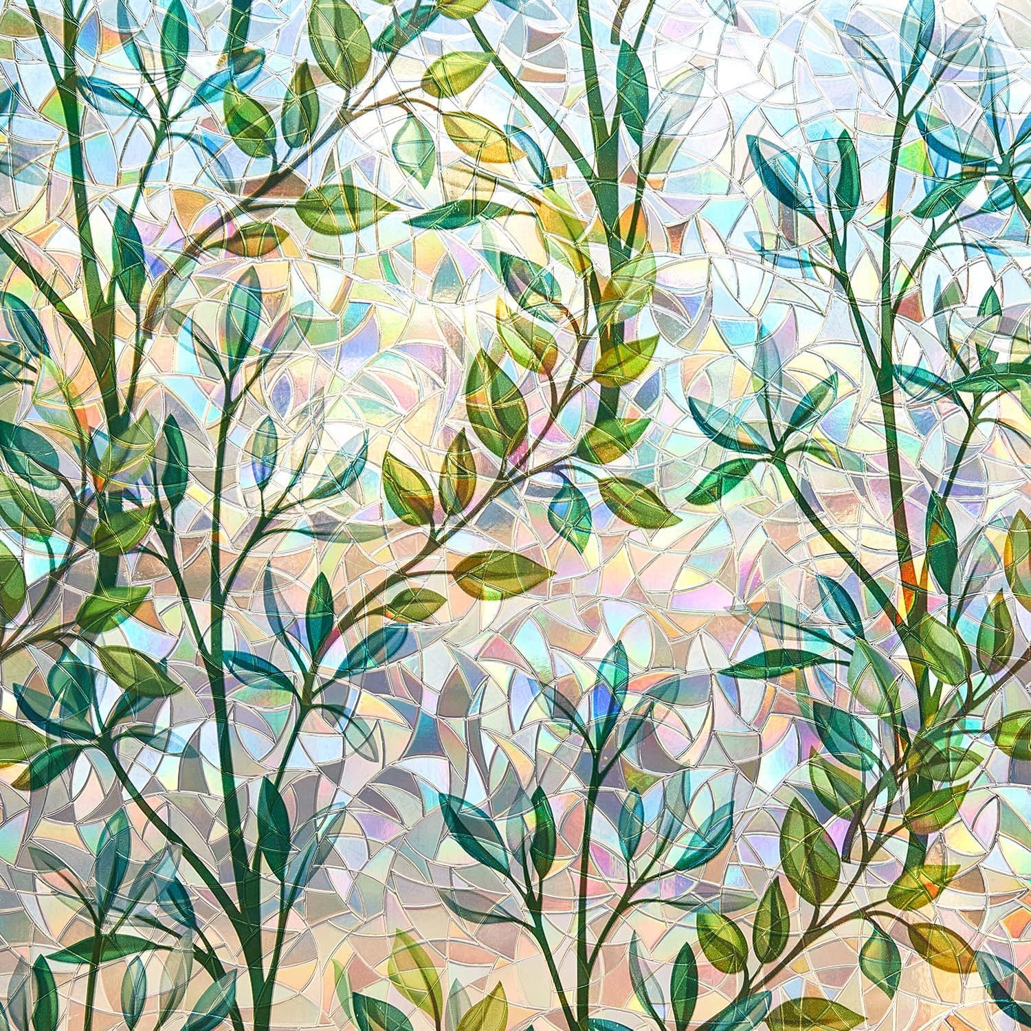 Folia prywatności do okien ze szkła matowego z wzorem, anty-UV, do domu i sypialni, 44,5 x 200 cm