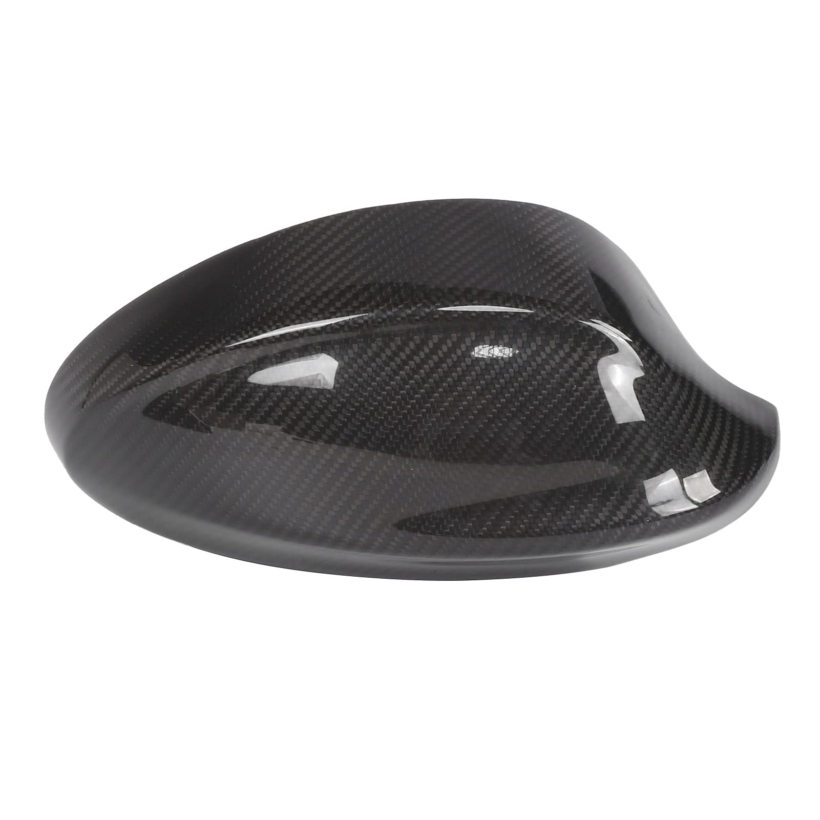 pezzi Copri specchietto retrovisore AddOn Tappo di ricambio in fibra di carbonio per Serie 3 E90 PreLCI 2005-2008 - 6