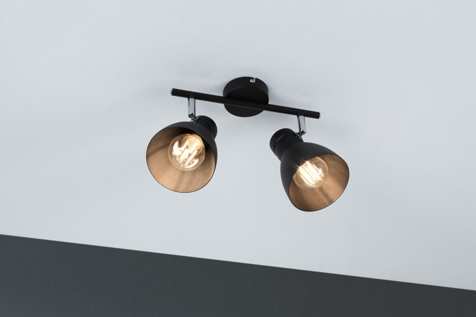 Spotlight Davy E27 230V max. 2x20W gradable Noir - 6