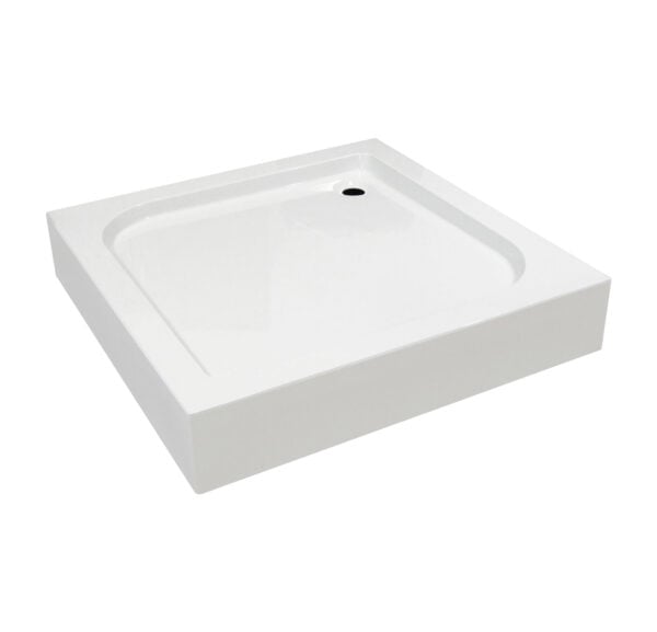 Brodzik uniwersalny do kabiny prysznicowej Victor Plus 80x80x16 cm kwadratowy biały
