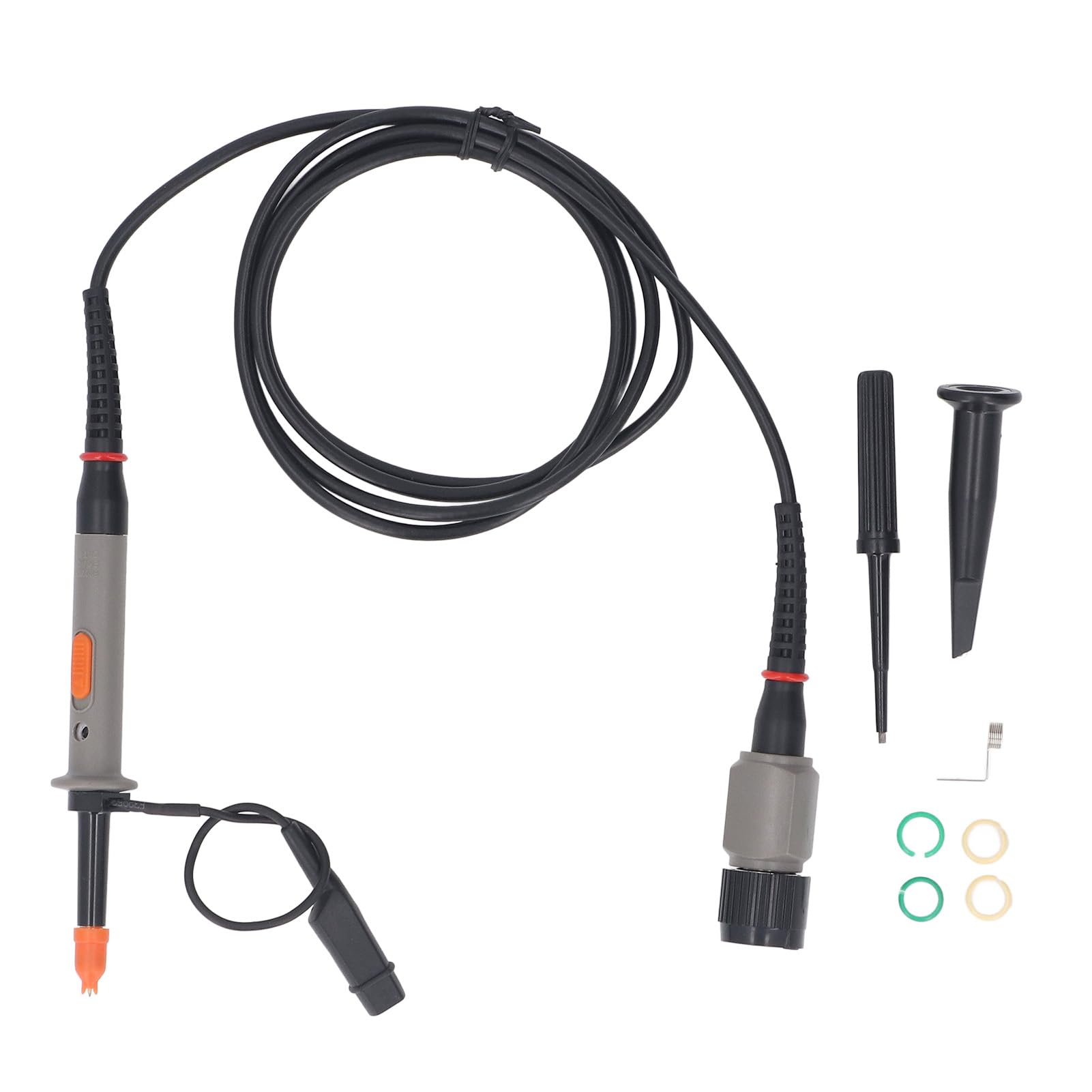 Sonda Per Oscilloscopio P2200 200 MHz - Kit Di Test Con Accessori, Commutabile 1x/10x, Alta Precisione, Con Anelli Colore Per Canali - Standard BNC