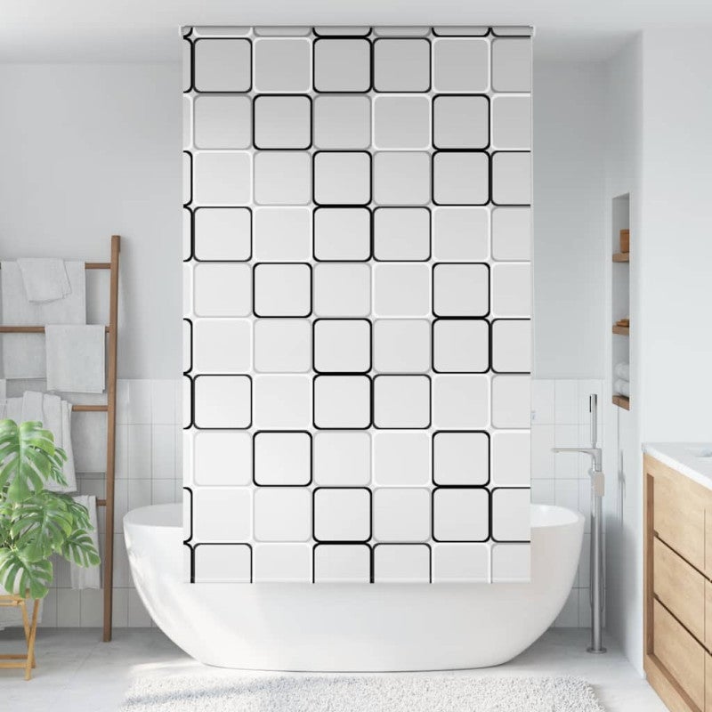 Roleta prysznicowa 130x240 cm Szerokość tkaniny 126 cm vidaXL