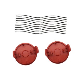 Pièce Rechange Débroussailleuse Couvercles De Bobine Pour Débroussailleuse Bosch - Lot De 2 Pièces - Référence F016F04841 - Compatible AFS 23-37 Coupe Bordure Bosch