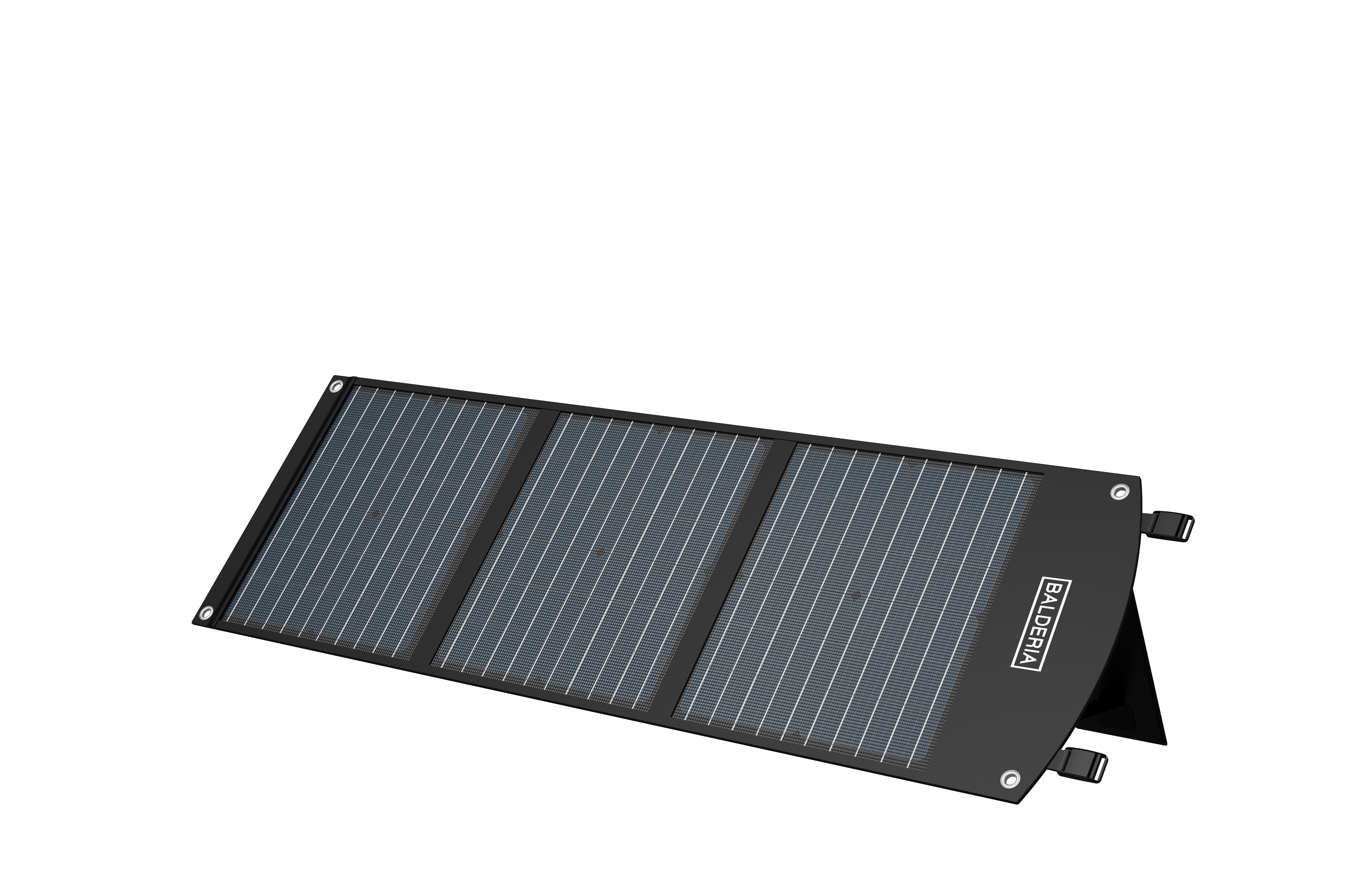 BALDERIA Power Set, station d'alimentation portable 500 W avec panneau solaire pliable 60 W - 5