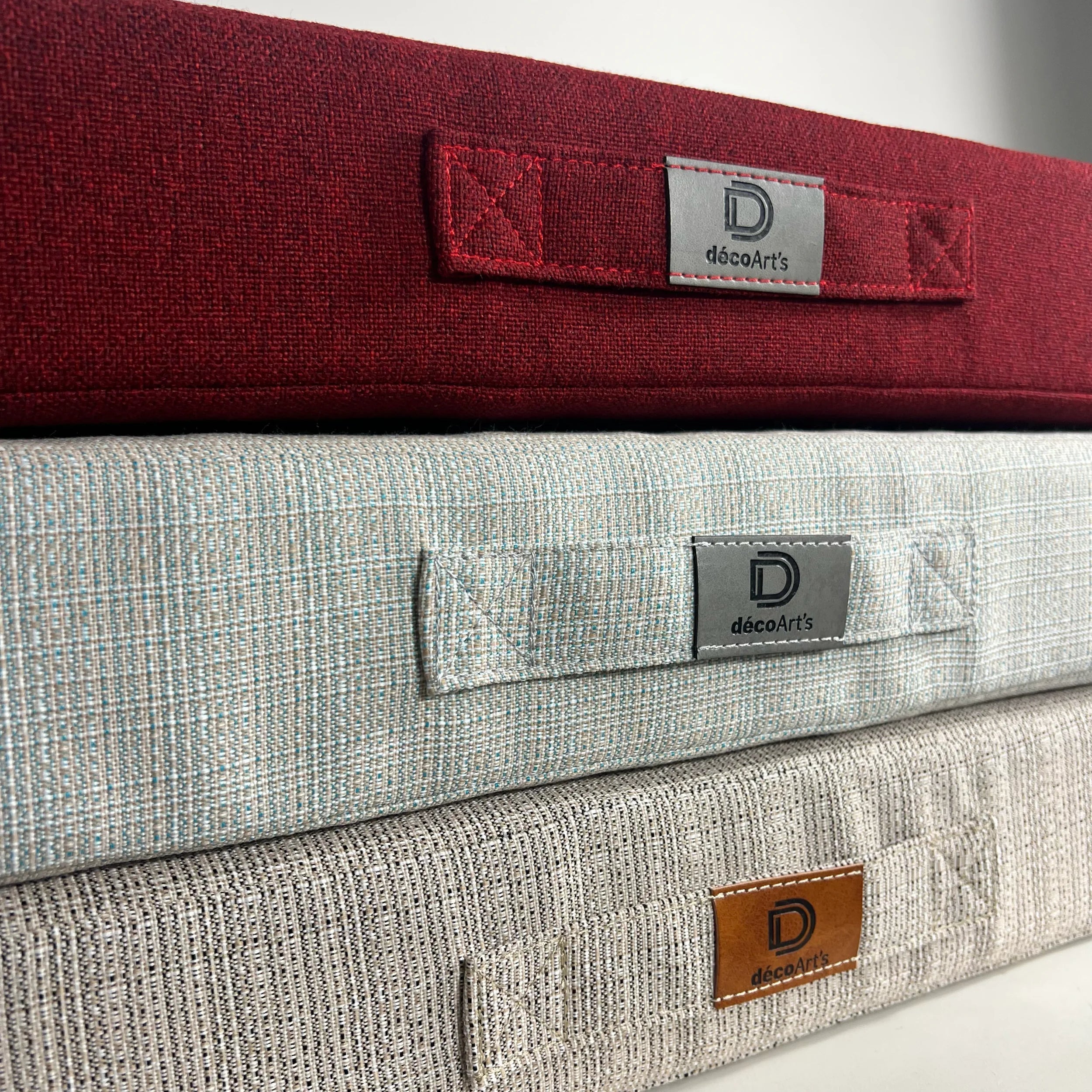 Coussins pour salon de jardin déhoussable 100x50cm - Beige Chiné - 6