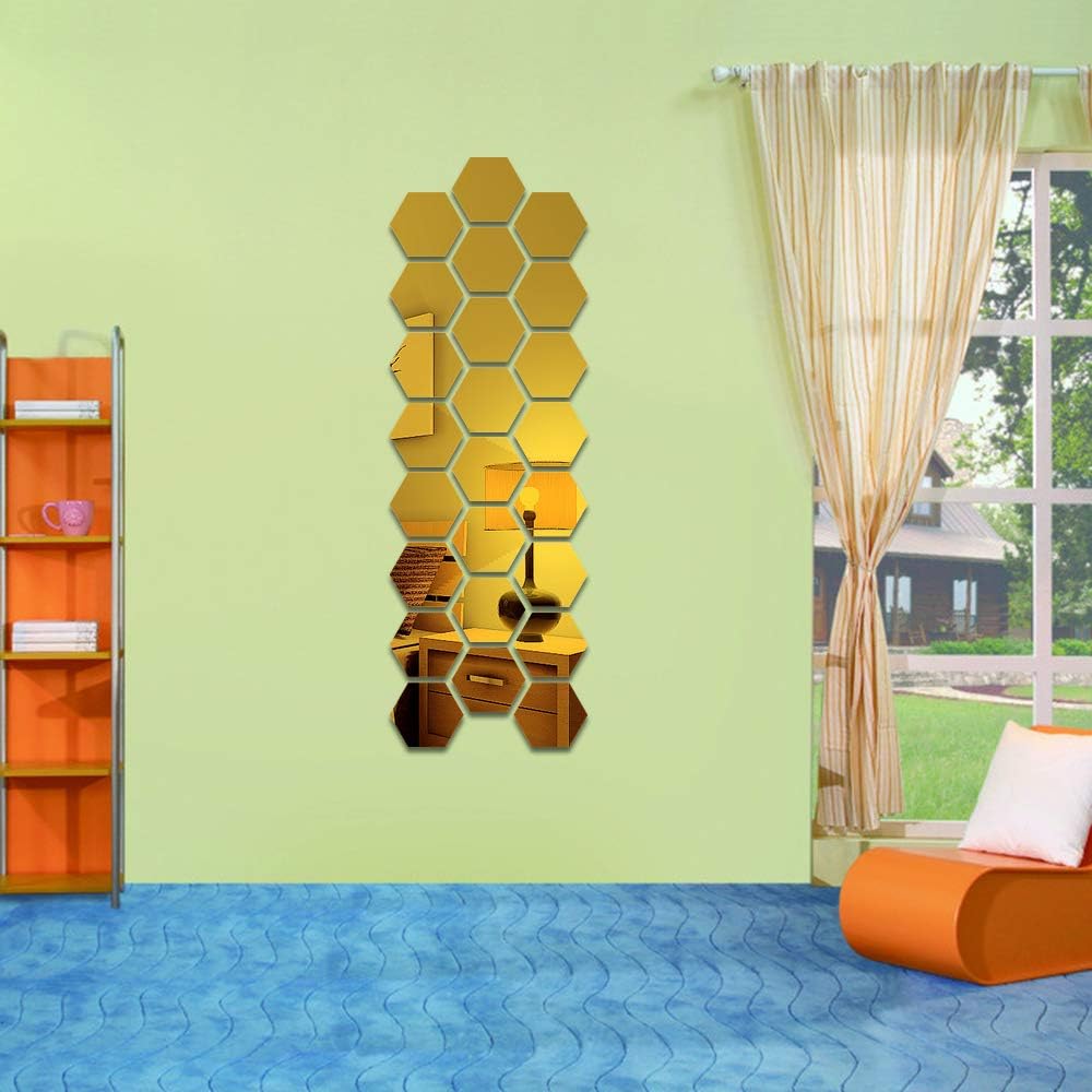 Miroir Acrylique Autocollant Rond 30 Cm - Mural Sans Cadre, Idéal Salle De Bain, Chambre Ou Placard - 10