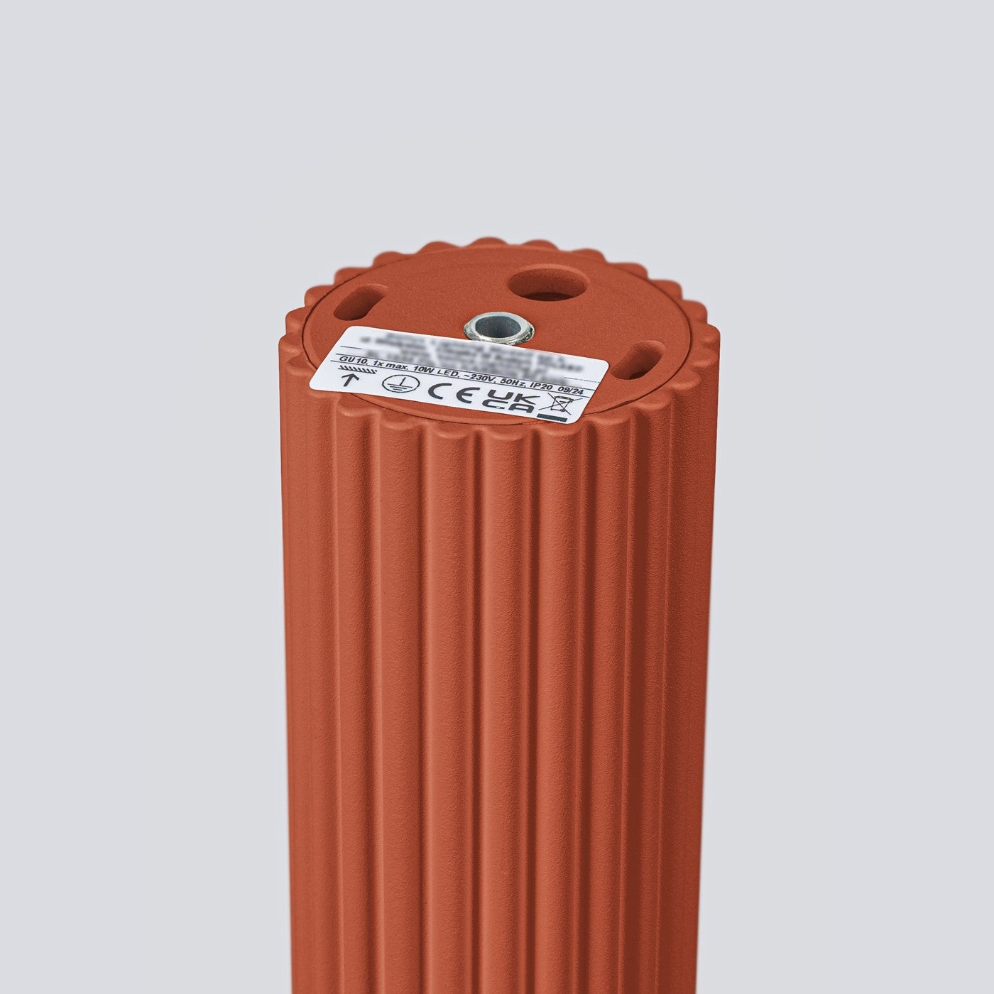 Reflektor sufitowy spot natynkowy Karbon okrągły ochra czerwona 1xGU10x10W wym: 10 x 6,5 x 6,5 cm aluminium Sollux Lighting - 6