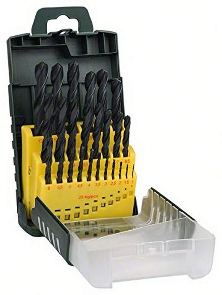 Zestaw wierteł HSS Bosch 25 sztuk 1-13 mm Wysoka Trwałość - 3