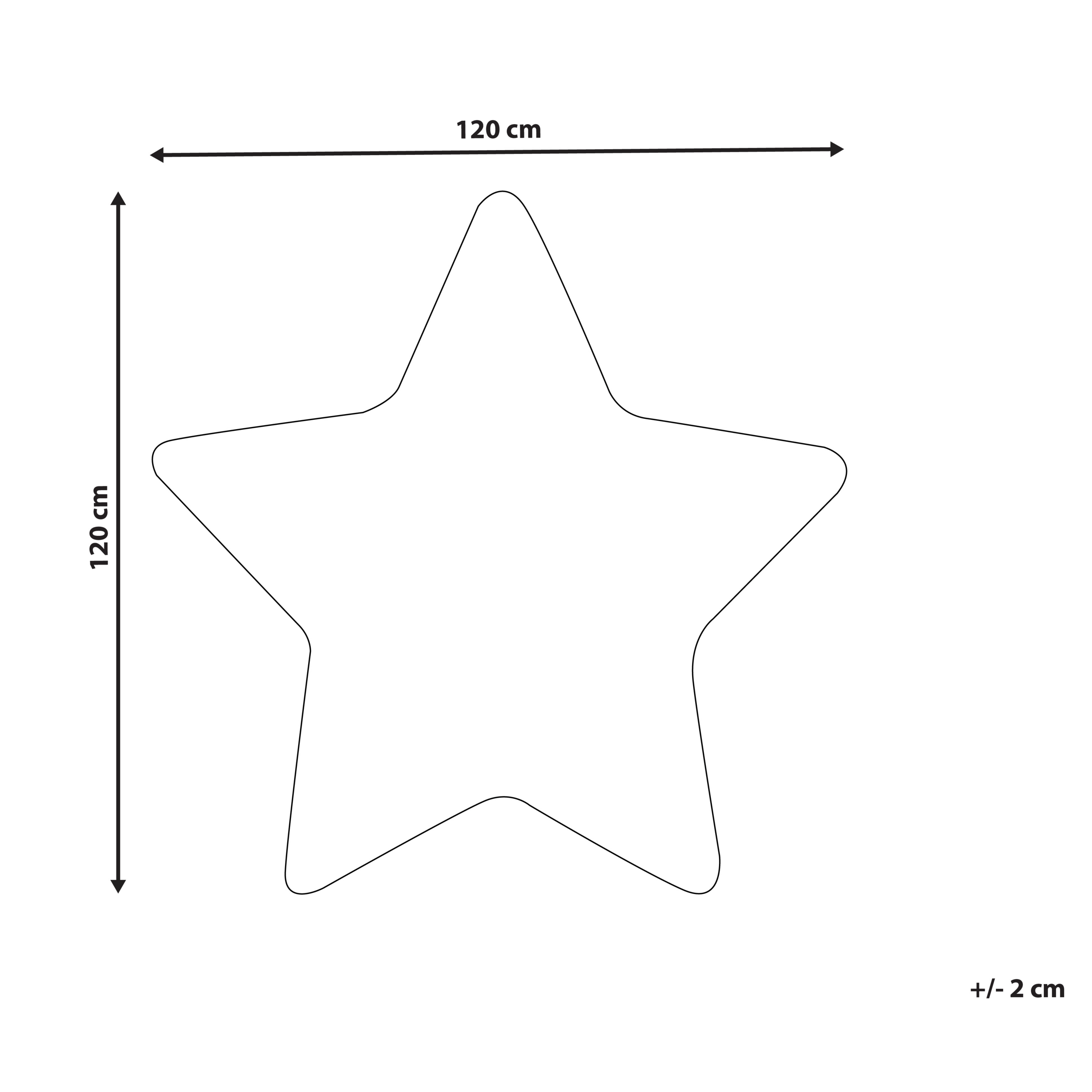 Tappeto per bambini rosa e nero 120 x 120 cm SIRIUS - 6