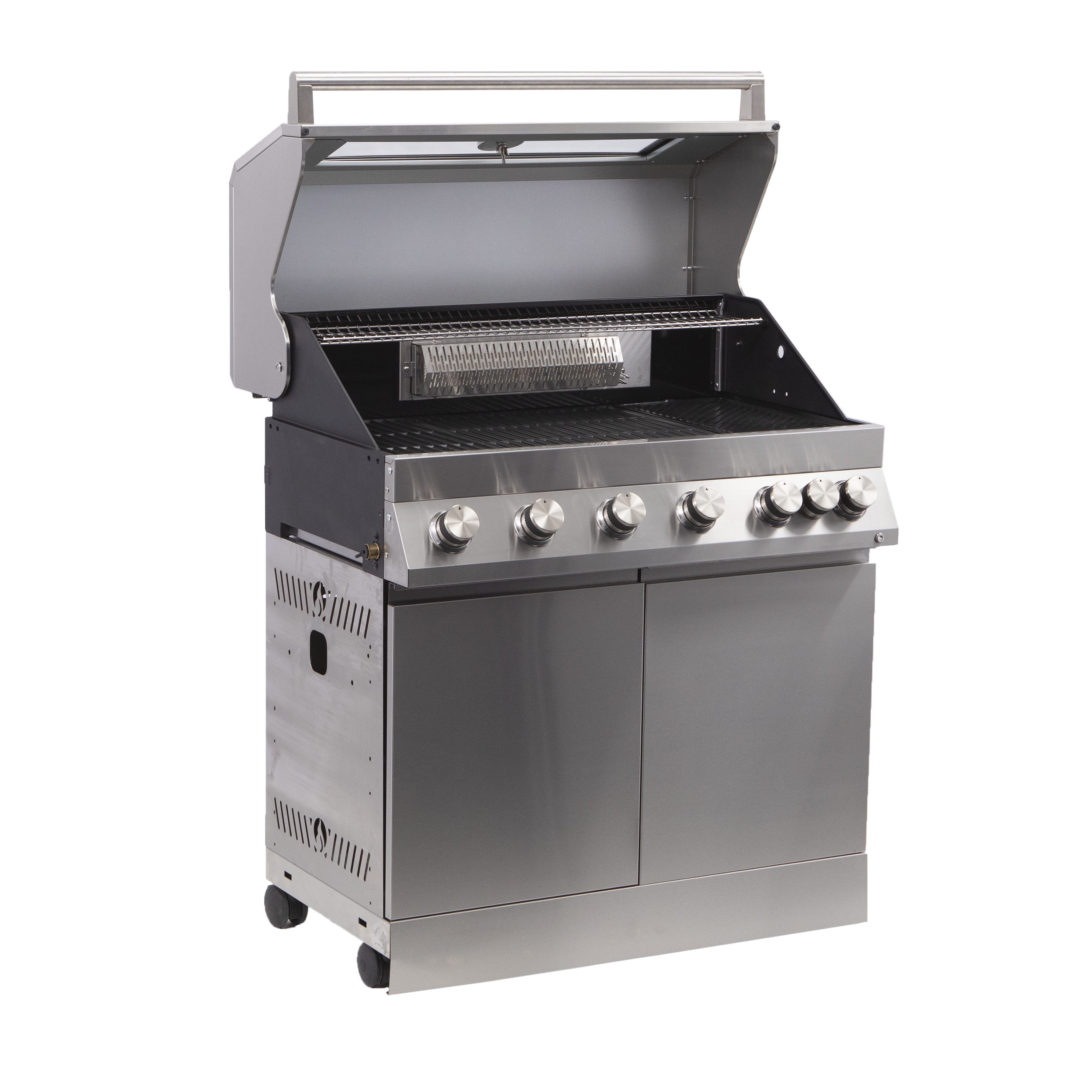 Ilo NATERIAL 6+1 palnikowy grill kuchenny ze stali i stali nierdzewnej