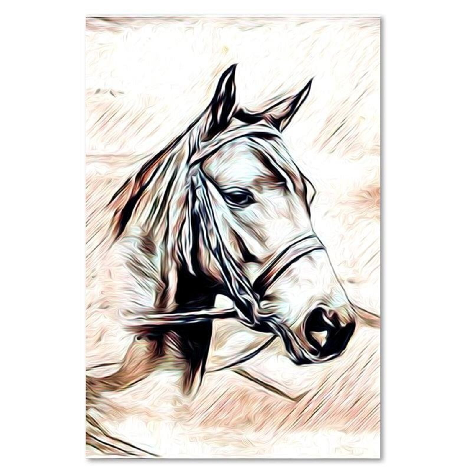 Tableau portrait de cheval - 50 x 70 cm - 2