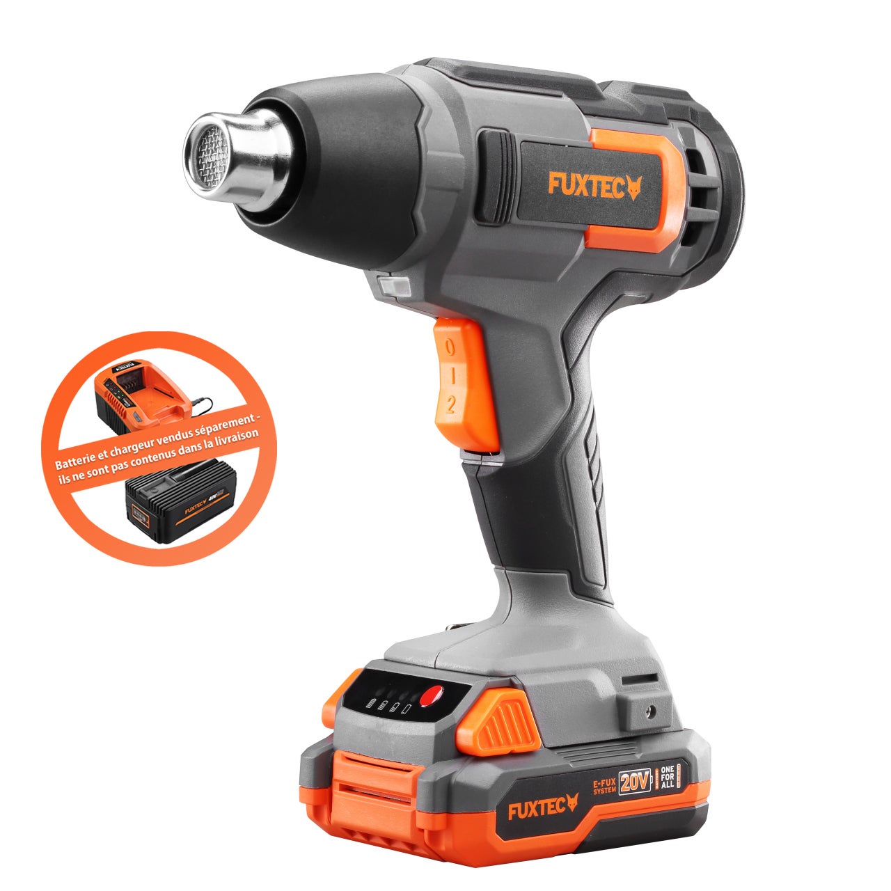 Pistola Termica Senza Fili DeWalt 20V - 5 Ugelli, Max 550&deg;C, Per Termoretraibile, Elettronica, Fai-Da-Te
