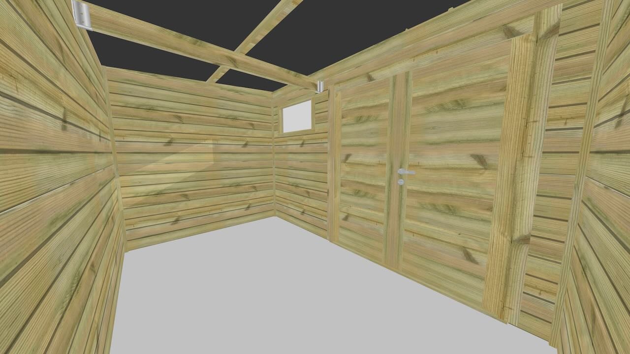 LOCAL TECHNIQUE Porte double Pleine / Fenêtre horizontale - 6