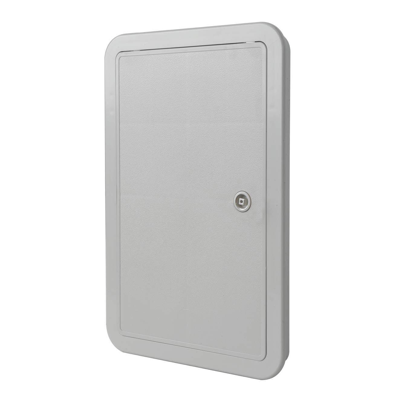 Griglia Di Ventilazione Con Filtro 200x200 Mm In ABS Bianco, Orientabile E Con Sportello Ispezione, Per Pareti E Soffitti