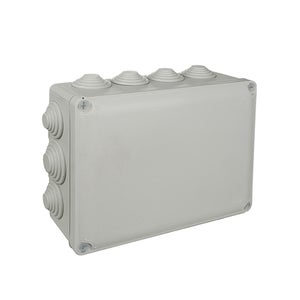 Scatola Elettrica Stagna Dribox IP55 Per Esterno &ndash; Media Nera Con 5 Prese UK